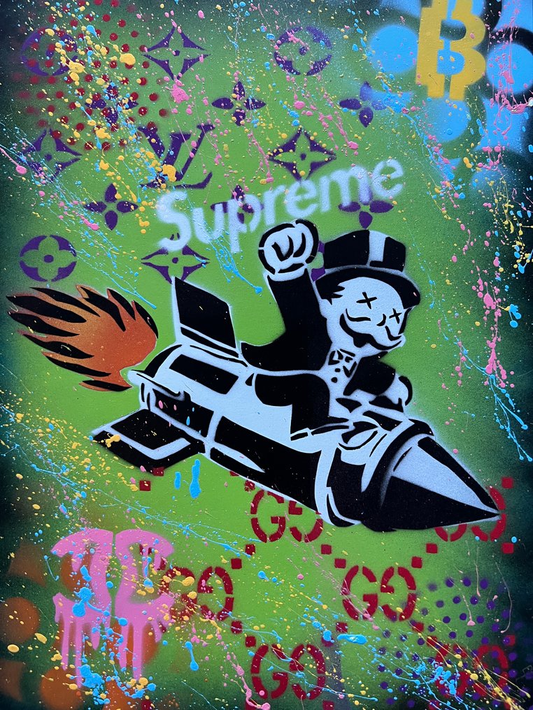 WhyCreationz (XX-XXI) - Monopoly Rocket Crash / Painted not Printed #1.0