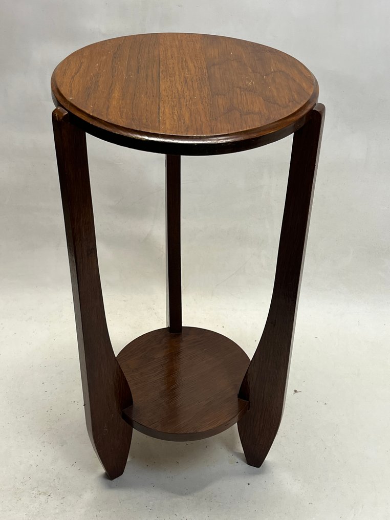 桌子 - 橡木 - 植物或边桌 #4.3