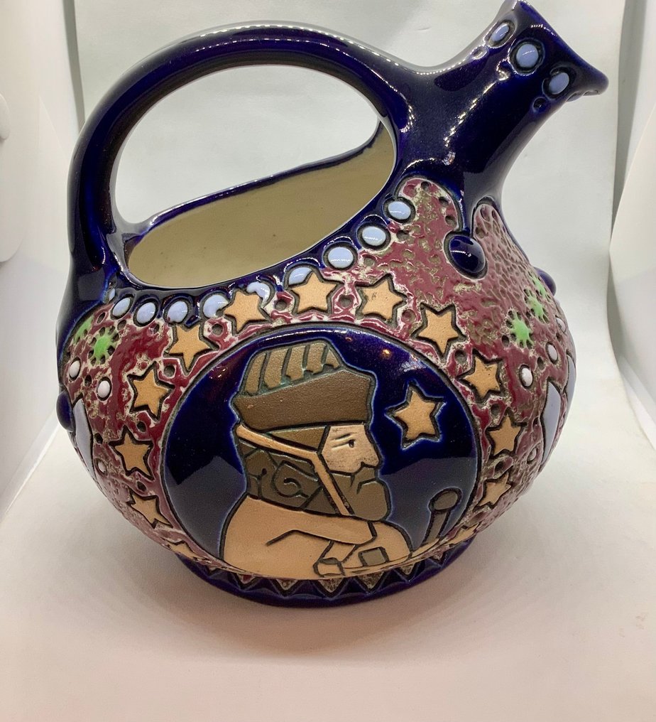 Amphora Riessner - Wazon - Ceramika - Turn Teplitz #1.0