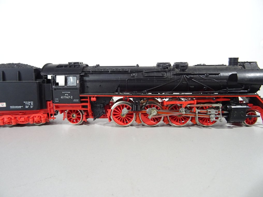 Piko H0 - Locomotiva a vapor com vagão de carvão (1) - Locomotiva a vapor com tender BR 41 1147-2 - DR (DDR) #4.3