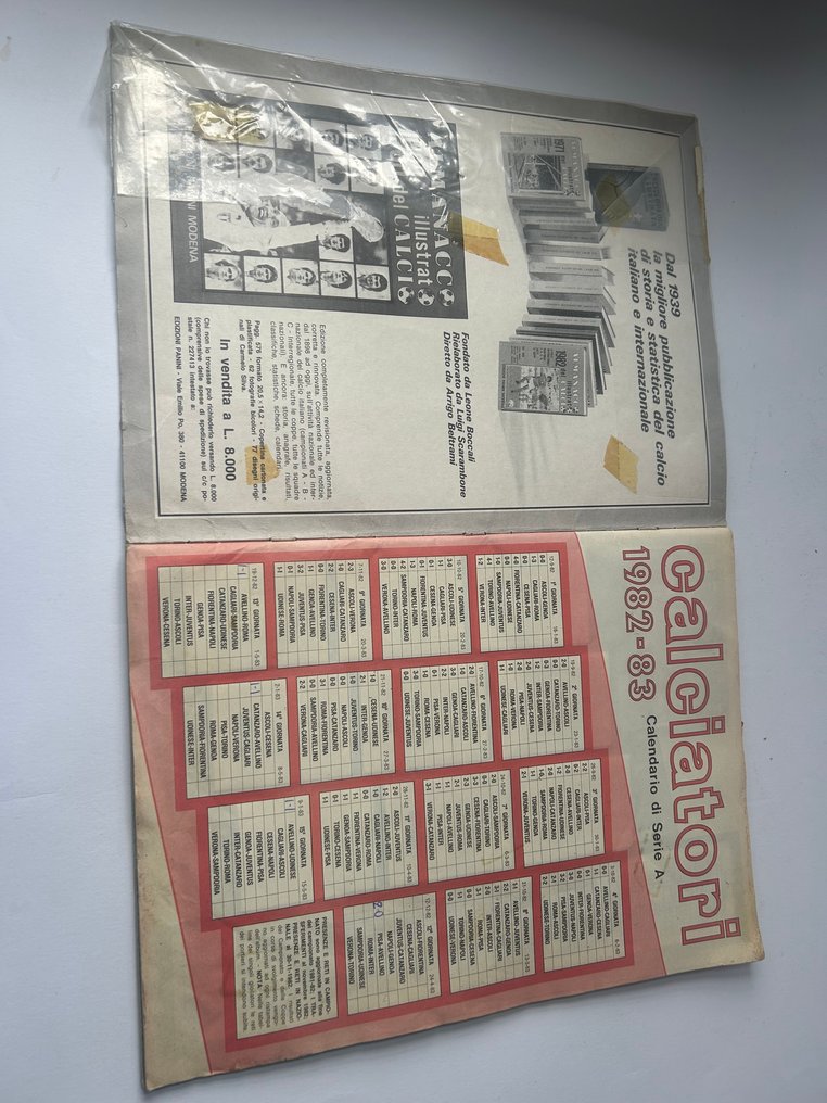 Panini Calciatori 1982/83 - (Minus 43) Álbum incompleto - Good (GD) #1.0