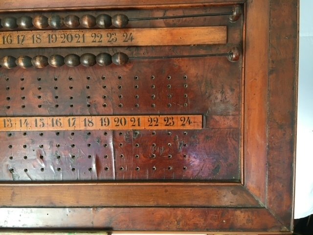 板 - 胡桃木, 树瘤木 - 台球计分牌 #4.3