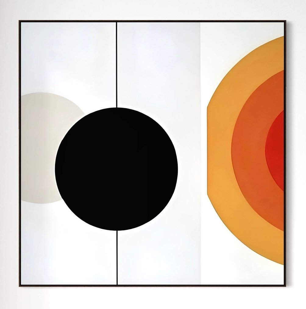 Jonathan Antony - Utopian # 1367.   XL Framed. 920 x 920 mm #1.0