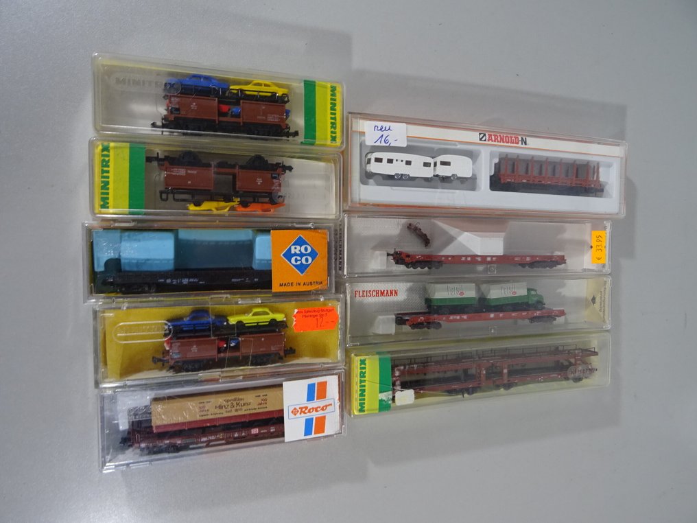 Fleischmann, Trix, Roco N轨 - 火车组 (10) - 10 货车车厢 #2.1