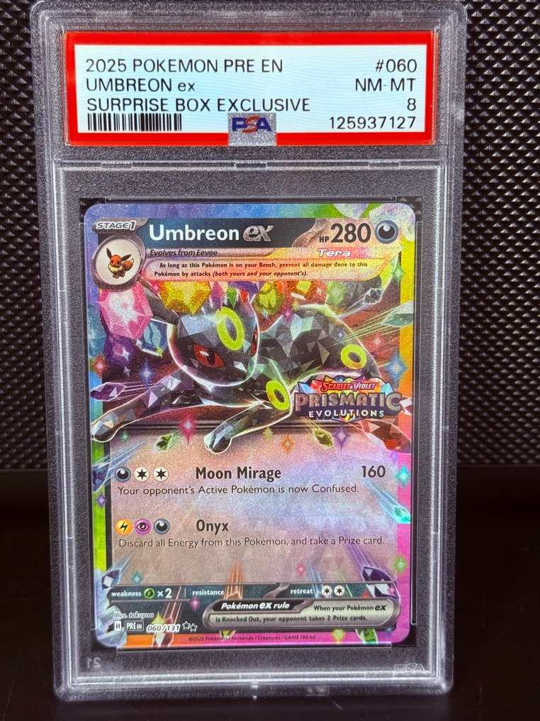 Pokémon - 1 Graded card - Umbreon #060 Foil - PSA 8 - Various sets #1.0