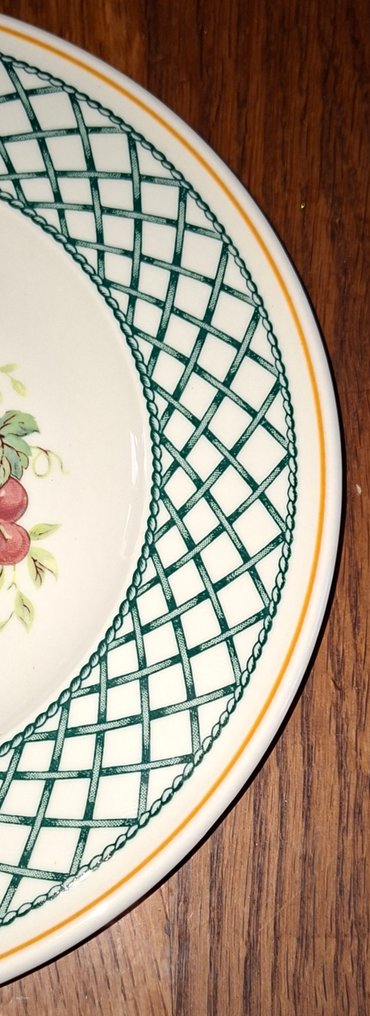 Villeroy & Boch - Superbe lot 6 Assiettes Villeroy & Boch service " Basket " - 盤子 (6) - Basket - 瓷器 #4.3