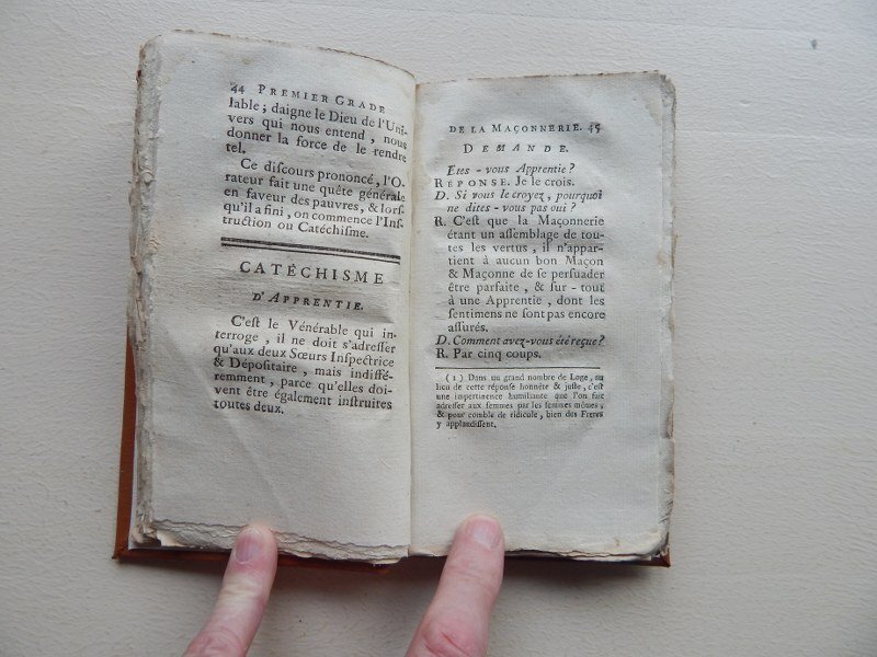 guillement de st victor - franc maconnerie La Vrai Maconnerie D'Adoption - 1779 #4.3