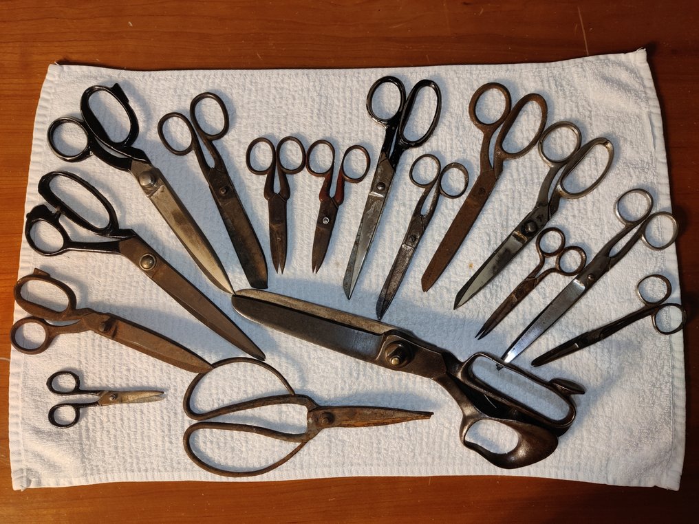Scissors (16) - Iron, Steel - Mixed scissors collection #1.0