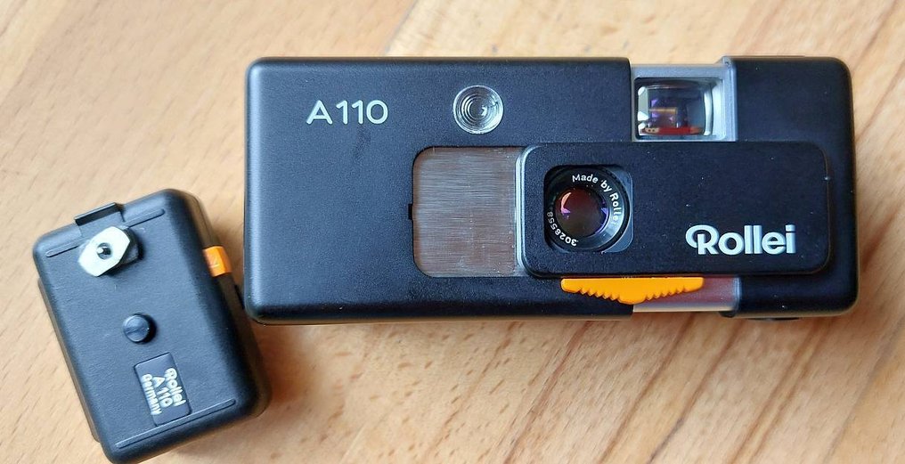 Rollei A110 + Blitzansatz | Spy camera #1.0