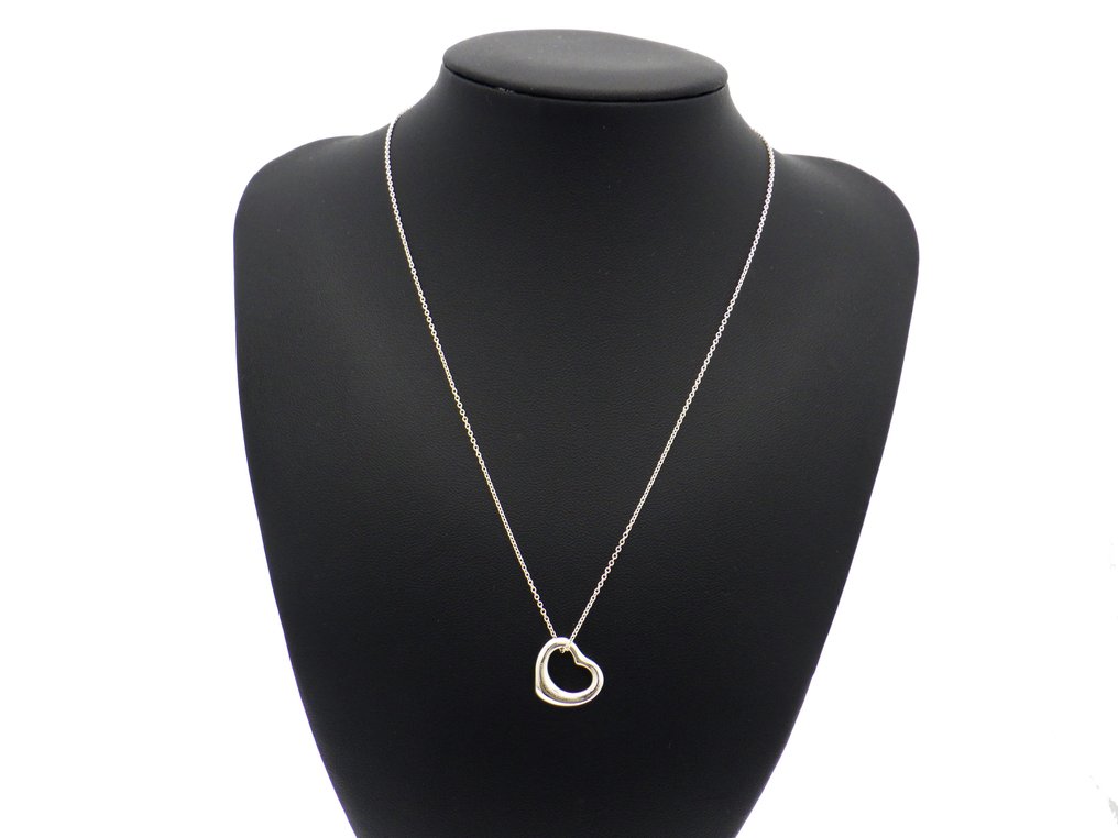没有保留价 - Tiffany & Co. - 项链 - Elsa Peretti Open Heart 925 银 #3.2