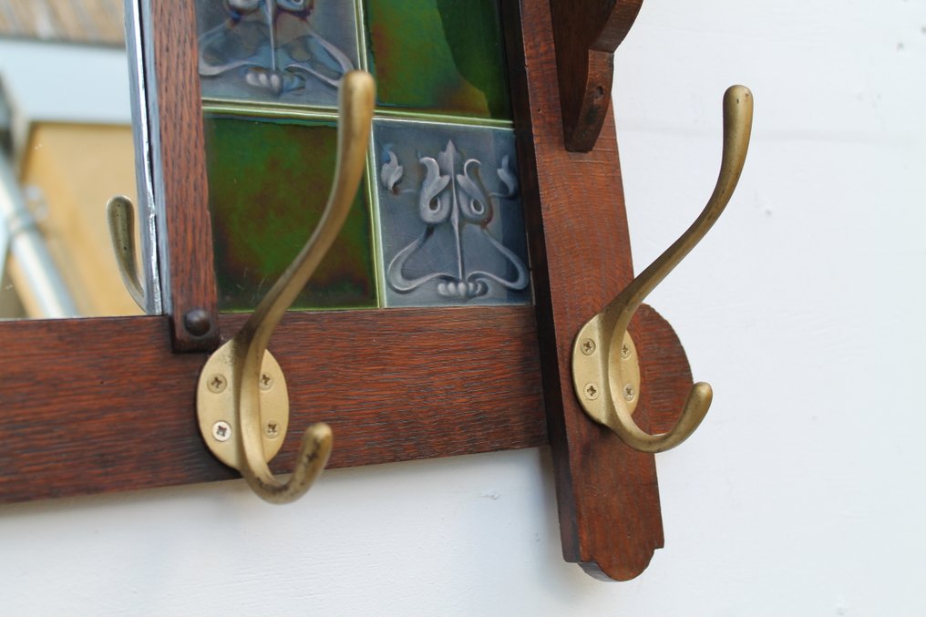 衣帽架 - 橡木, 金属 - 荷兰  (没有保留价) #3.2