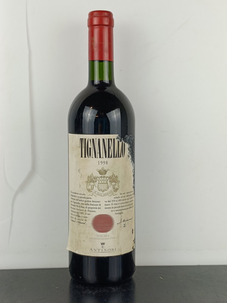 1998 Antinori, Tignanello - Toscana - 1 Bottiglia (0,75 litri) #1.0