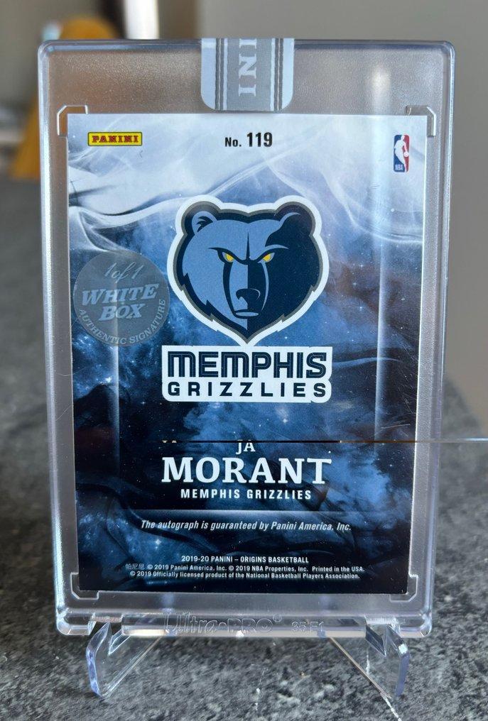 2019/20 Panini Ja Morant, Shaquille O'neal 1/1 AUTOGRAPH - 2 Card - 八成新 (NM) #3.2