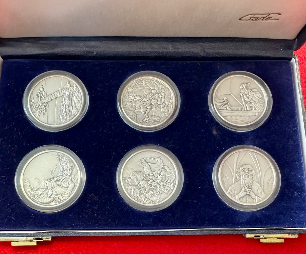 Portugal. Case with 6 Medals “Legends Told by Alexandre Herculano” #1.0