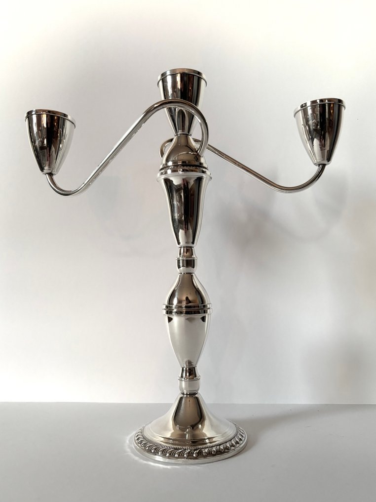 Duchin creation - 烛台 - 银 - 大型银色烛台 #1.0