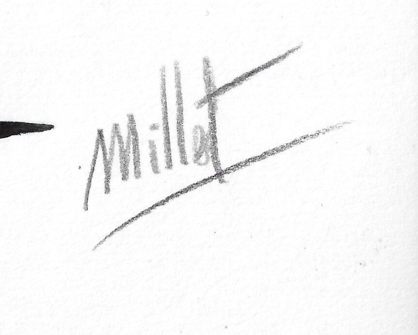 Millet - 1 Watercolour - Mickey Mouse - Vintage Style - 2025 #4.3