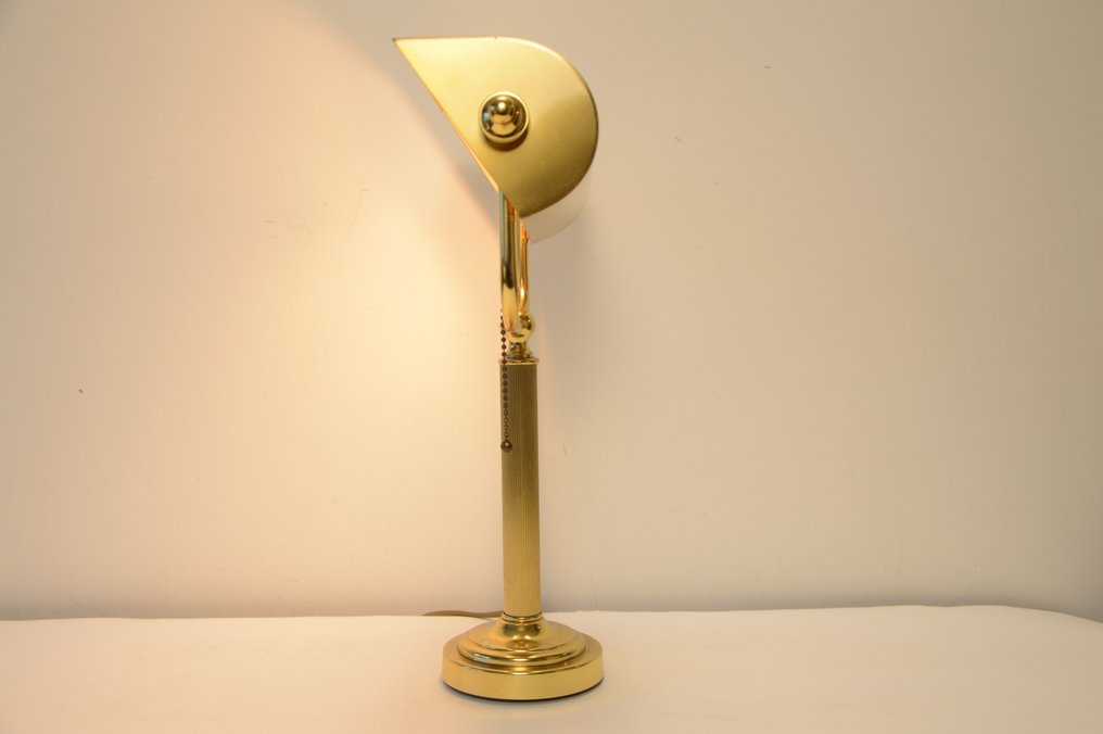 Deknudt - Desk lamp - Classical notary/bankers desklamp - Brass #4.3
