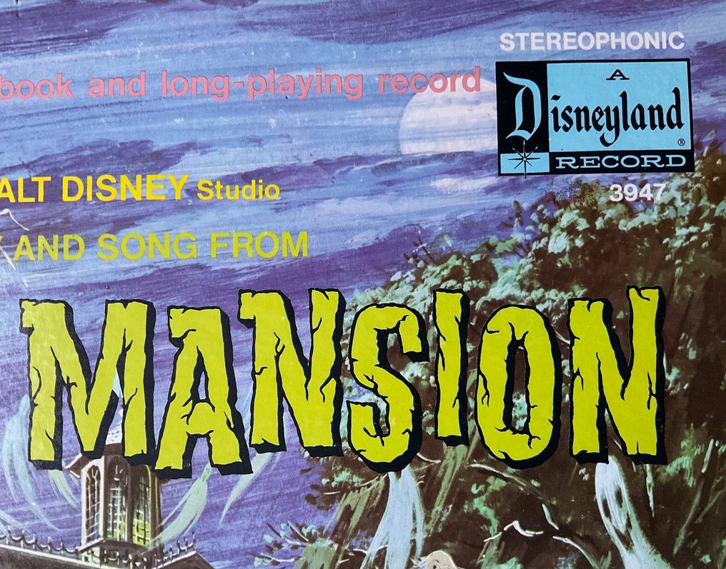 From the Walt Disney Studios - The Haunted Mansion - LP Album (stand-alone item) - Repress - 1977 #2.1