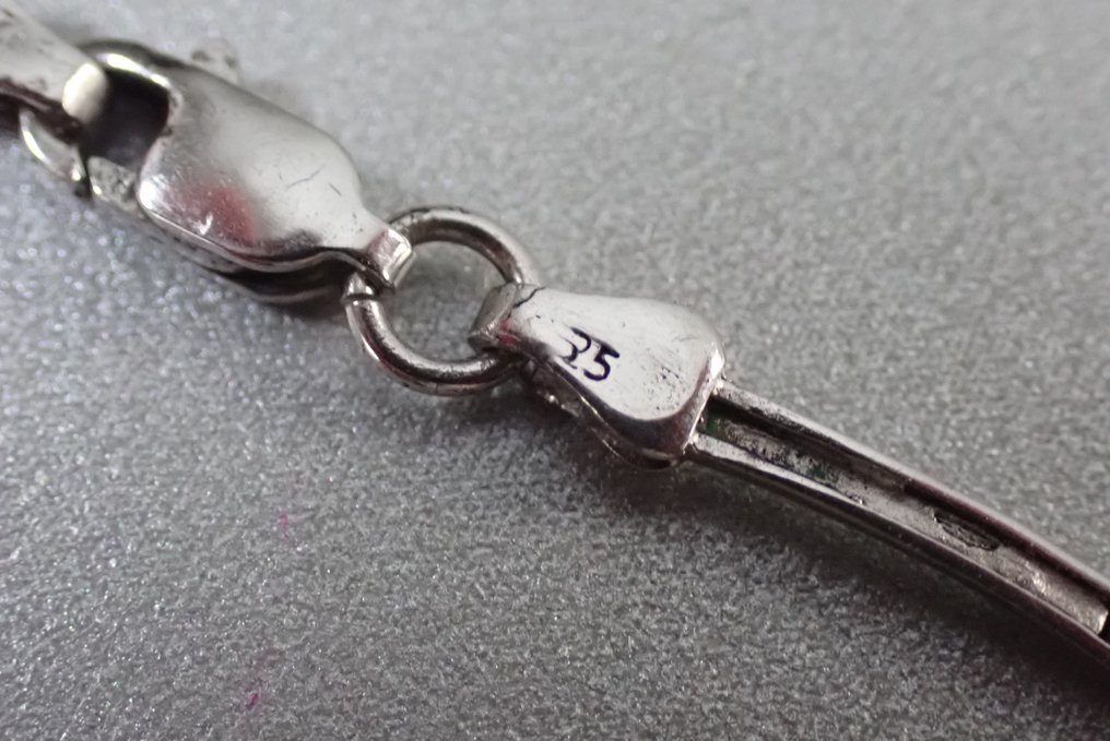 Argento - Collana - Collana con strass #4.3