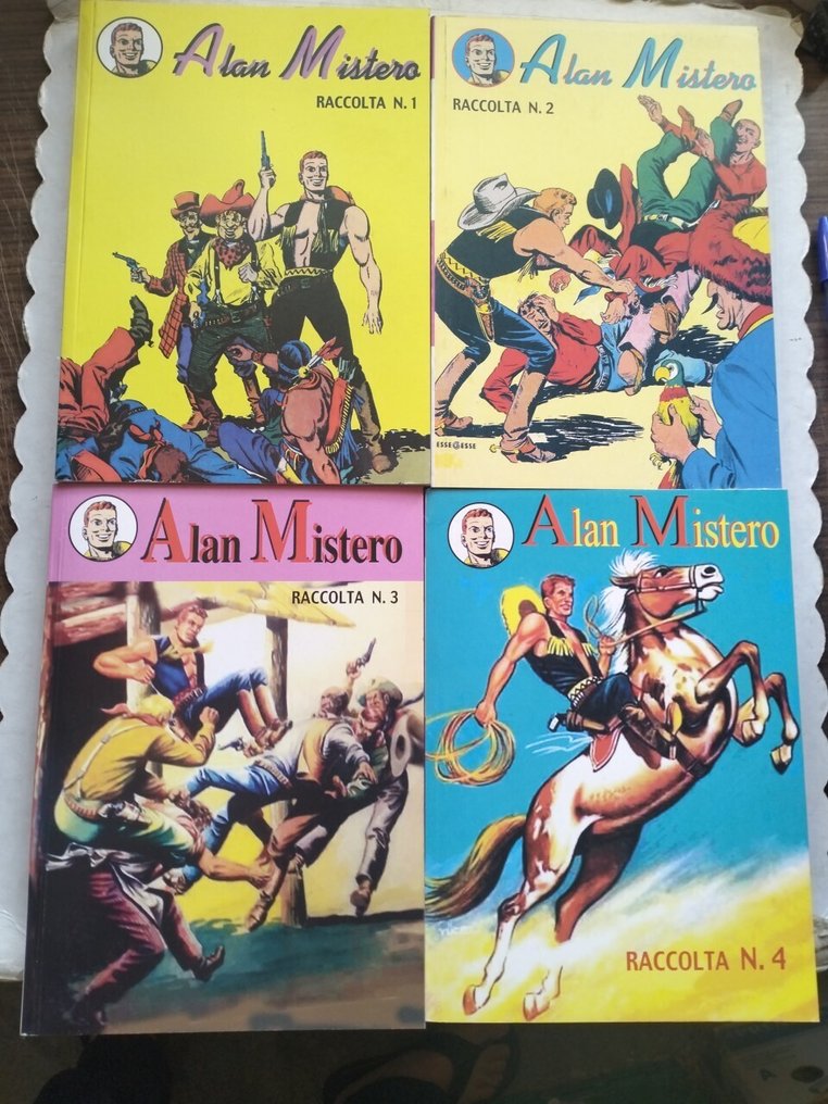 Alan Mistero - nn. 1/4 serie completa Raccolta - Editoriale Mercury - 4 Comic - Limited edition #1.0