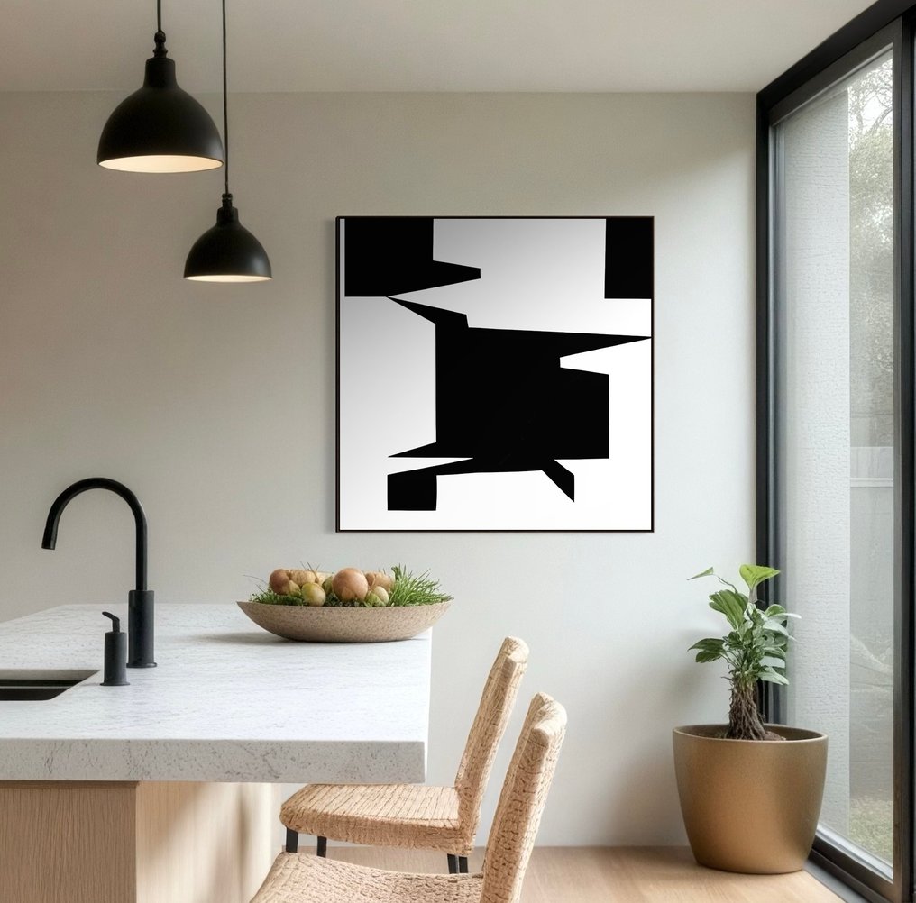 Jonathan Antony - Utopian # 1369.   XL Framed. 920 x 920 mm #1.0