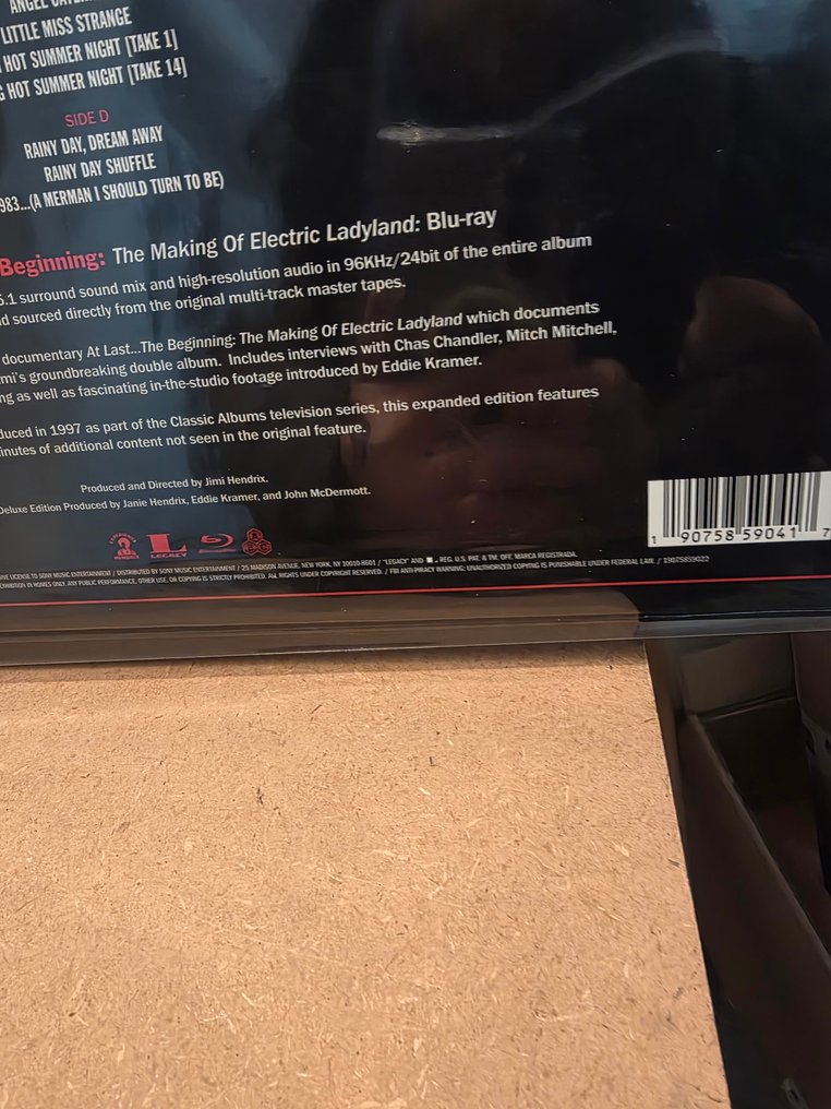 The Jimi Hendrix Experience - Electric Ladyland - Deluxe Edition, 6x Vinyl LP & Blu-Ray Box Set - LP-boks sett - Remastret - 2018 #2.1