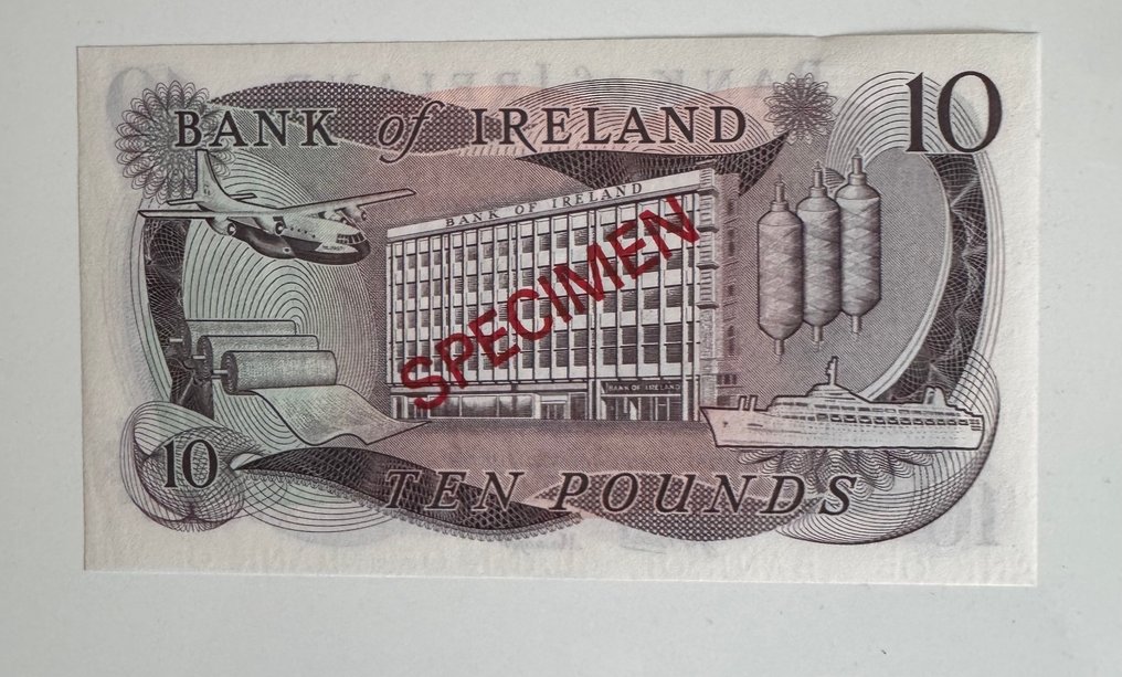 Northern Ireland. - 1, 5 and 10 Pounds ND (1978) - Franklin Mint SPECIMEN - Part of CS1  (No reserve price) #1.0