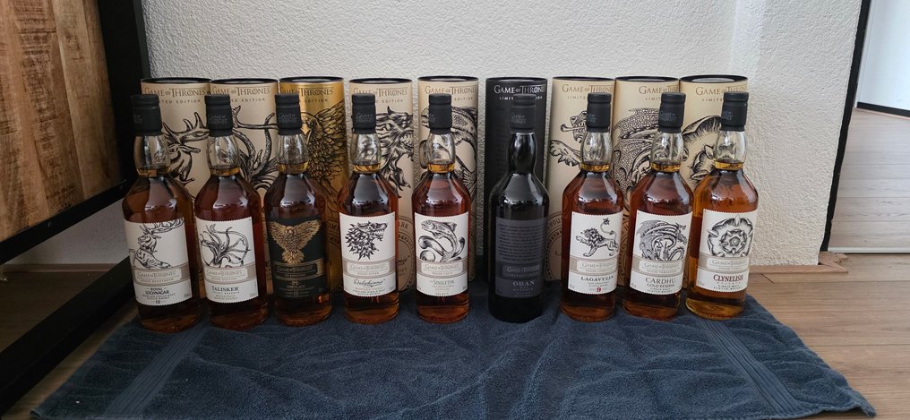 Talisker + Clynelish + Dalwhinnie + Cardhu + Oban + Lagavulin 8y+ Royal Lochnagar 12yo + Glendullan + Mortlach 15yo - Game of Thrones  - 70cl - 9 μπουκαλιών #1.0