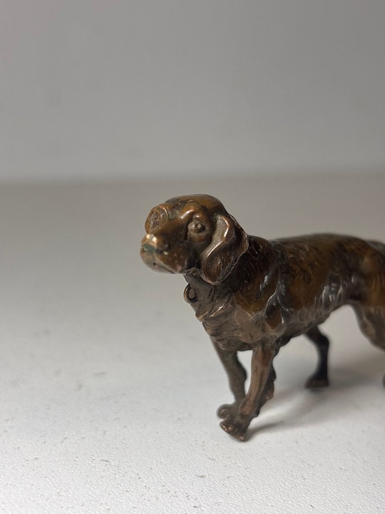 Statue, Hond - Weens - 43 mm - Bronze #4.3