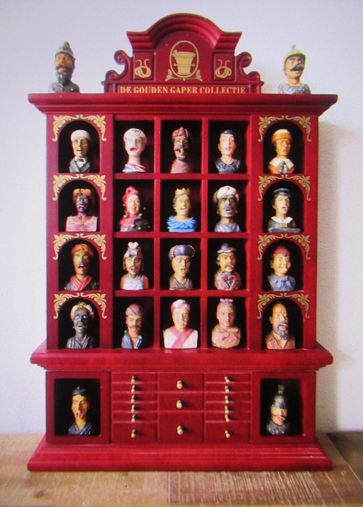 Memorabiliasamling - Apotek, sjælden håndmalet Golden Gaper-samling, (24x), Unik komplet samling 2003 #1.0