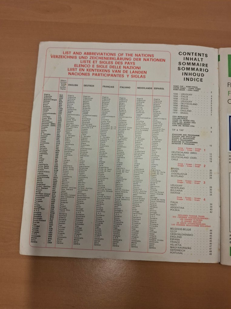 Panini World Cup München 74 - No writing - NO RP! - Johan Cruyff - Complete album - Excellent (EX) #2.1