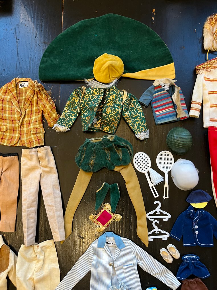 Mattel - Statuetta - Barbie Ken, Ricky, Todd and Allan kleding en accessoires - Tessuto, Plastica #2.1