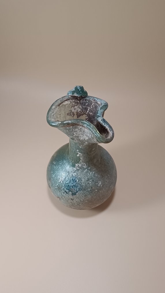 古羅馬 玻璃 玻璃三叶草口水壶 #4.3