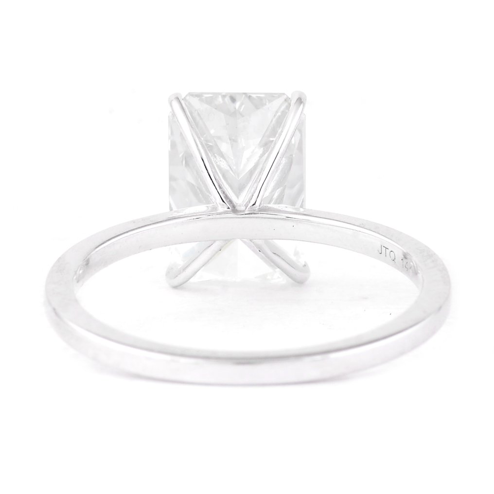 没有保留价 - 戒指 - 14K包金 白金 - 3.01ct. tw. 钻石 (实验室培育) - 钻石 #3.2