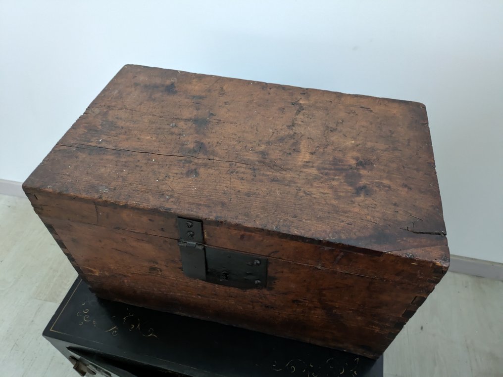 存储箱 - 木 - 19世纪 #3.2