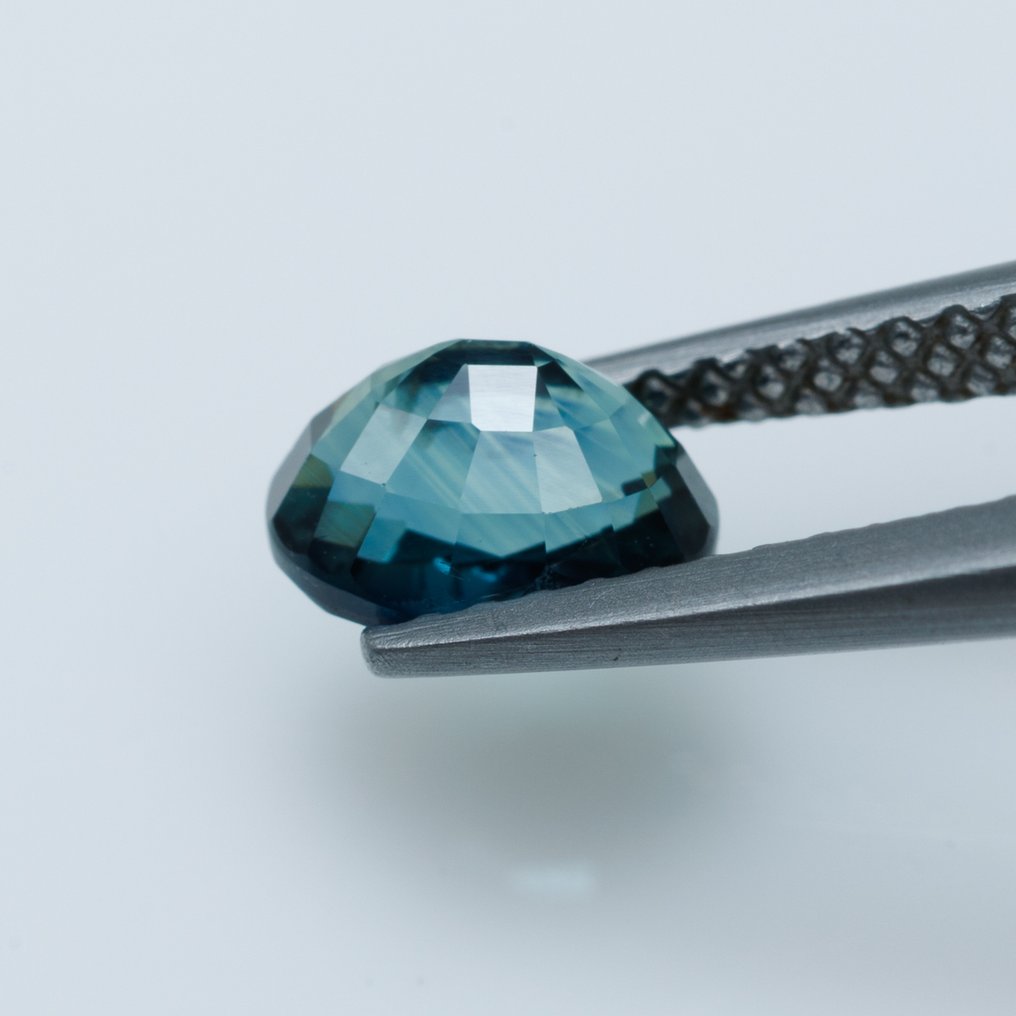 Nincs minimálár Kék, Zöld Zafír - 1.13 ct - Nemzetközi Gemmológiai Intézet (IGI) - zöldeskék #4.3