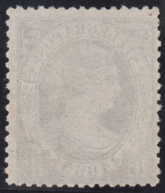 Espanha 1865 - Telégrafos. Isabel II. 16 reales, verde. - Edifil 11 #1.0