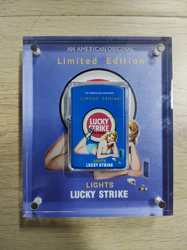 Zippo - Zippo × Lucky Strike Limited Edition Lighter - No reserve price - Lighter - Steel #1.0