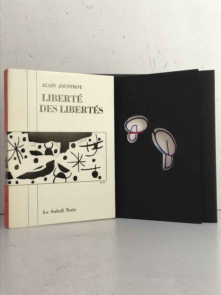 Signé; Valerio Adami, Alain Jouffroy , Juan Miro - Liberté des Libertés [1/300 avec une lithographie originale sur bois] - 1971 #2.1