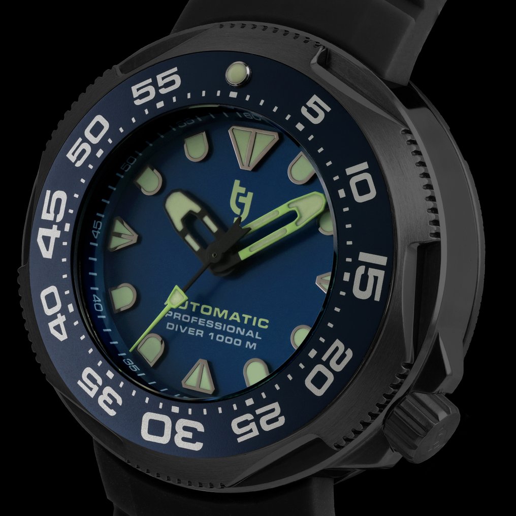 Tecnotempo - Diver's 1000M "Professional Diver" - Automatic - Limited Edition - No reserve price - TT.1000PD.BBL - Men - 2020+ #1.0