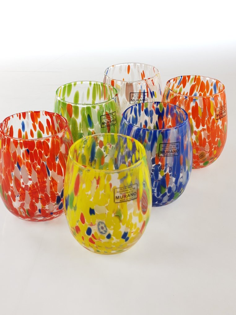 Secoloventesimo - 饮料用具 (6) - 玻璃 - 六件套眼镜 #2.1