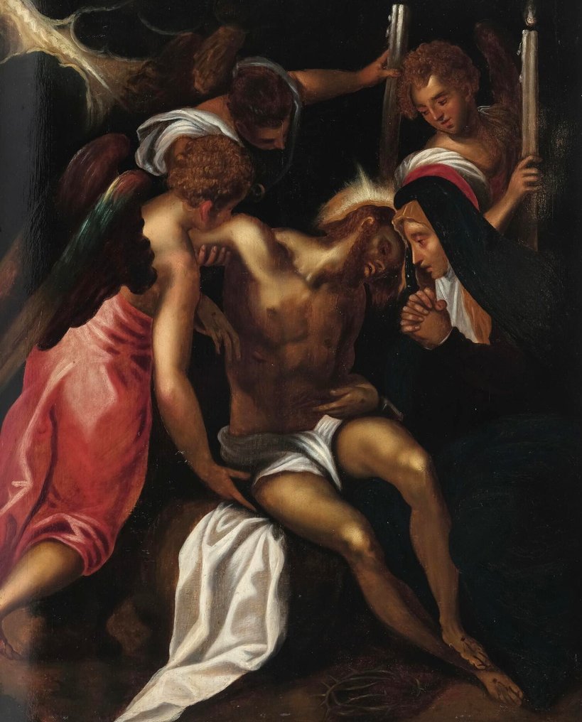 Hans von Aachen (1552–1615), Cerchia di - Deposizione dalla croce #1.0