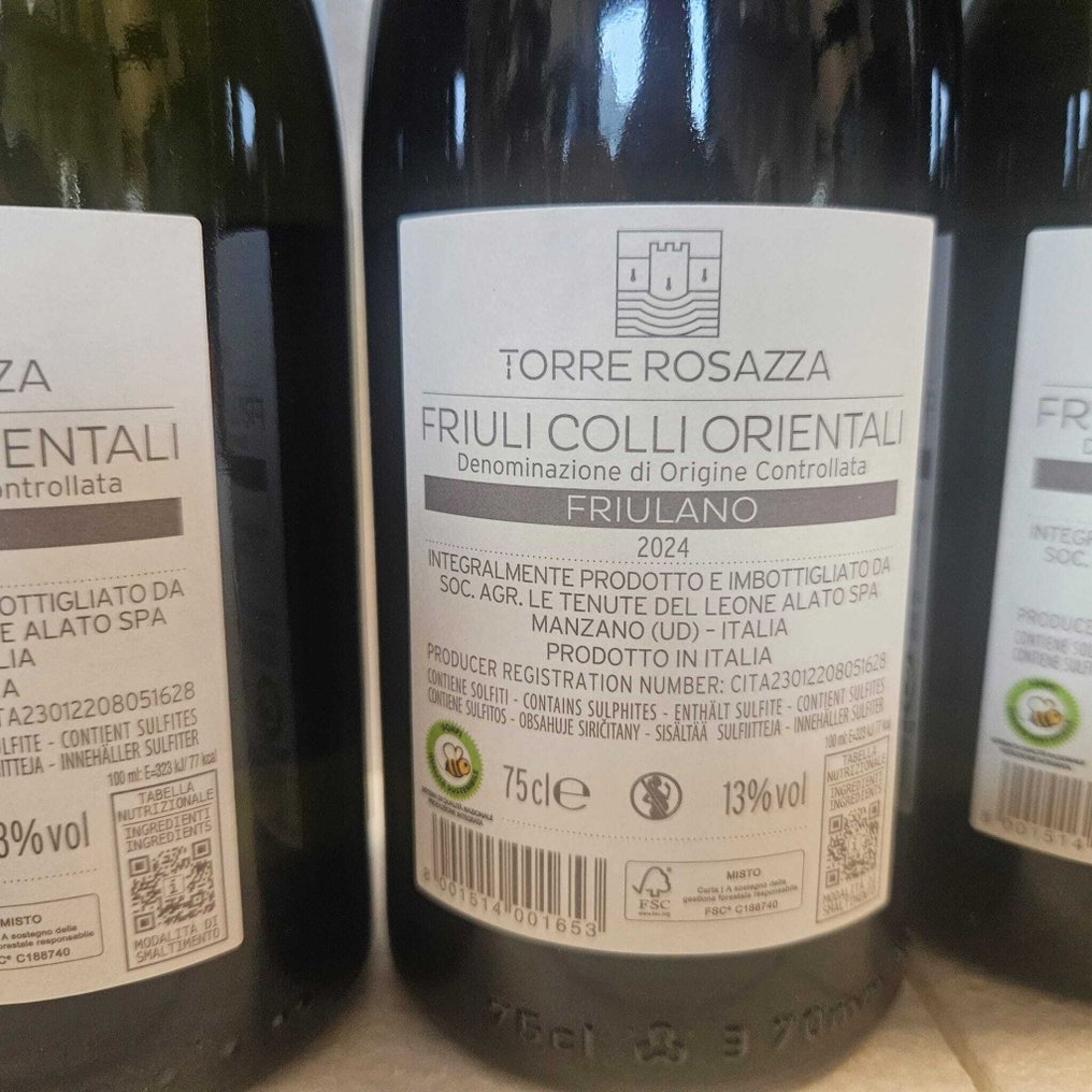 2024 Torre Rosazza, Friulano - Friuli-Venezia Giulia - 12 Bottles (0.75L) #1.0