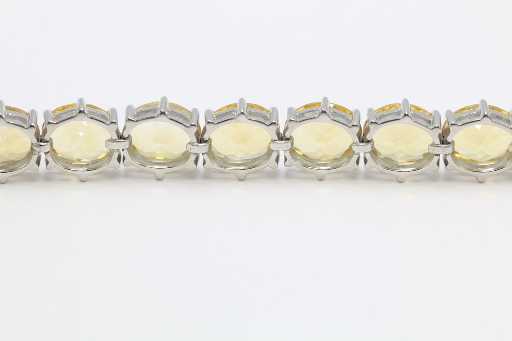 Zonder minimumprijs - Armband Zilver Citrien #4.3