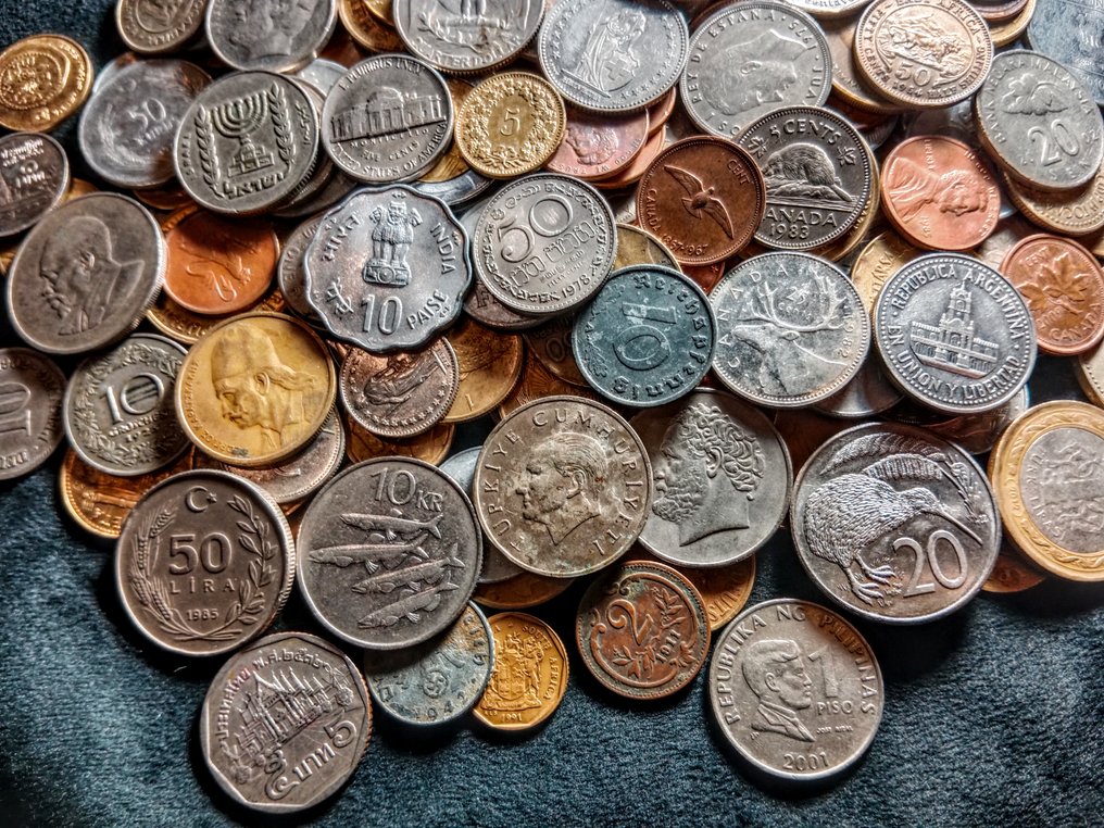 World. Exotic coins more than 270+ piece 1900-2000 (No reserve price) #3.2