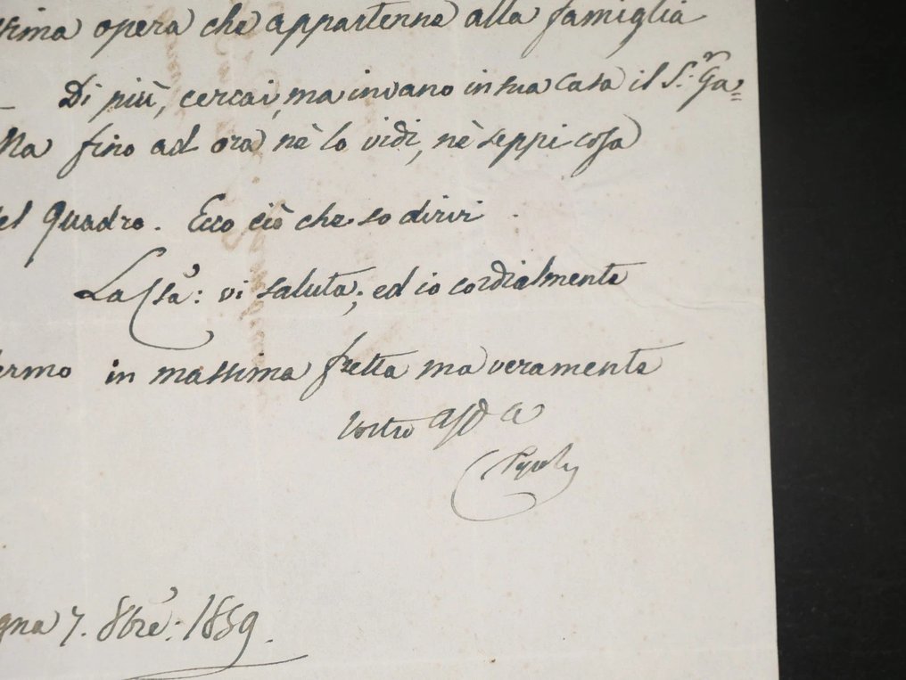 Carlo Pepoli - [Italie] Au comte Zambeccari - sur un tableau de Guido Reni - 1859 #4.3