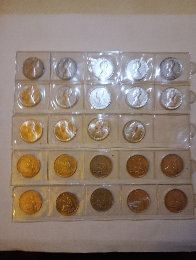 Italy, Republic 500 Lire argento (24 monete) (No reserve price) #2.1