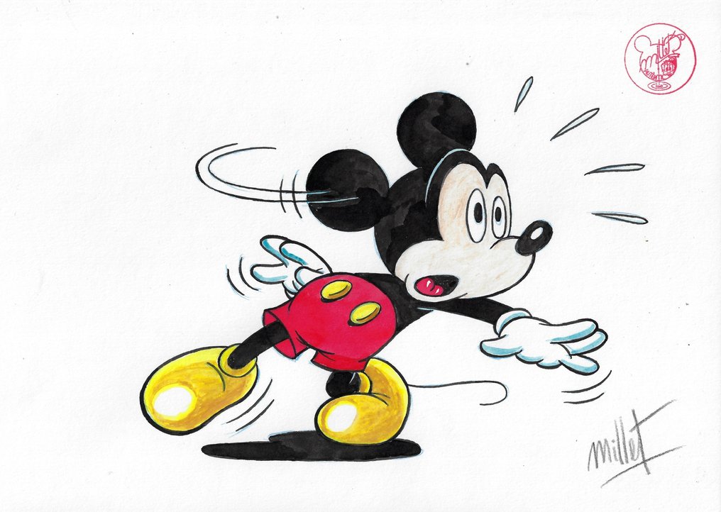 Millet - 1 Watercolour - Mickey Mouse - Vintage Style - 2025 #1.0
