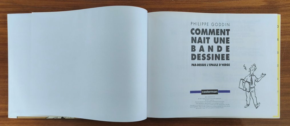 Hergé - Comment naît une bande dessinée, par dessus l'épaule d'Hergé - C - 1 Album - 第一版 - 1991 #4.3