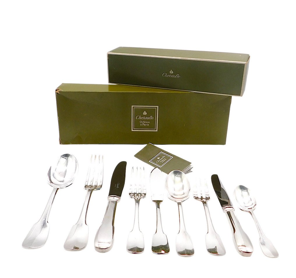Christofle - Service de table pour 12 (114) - Cluny - Plaqué(e) argent #2.1
